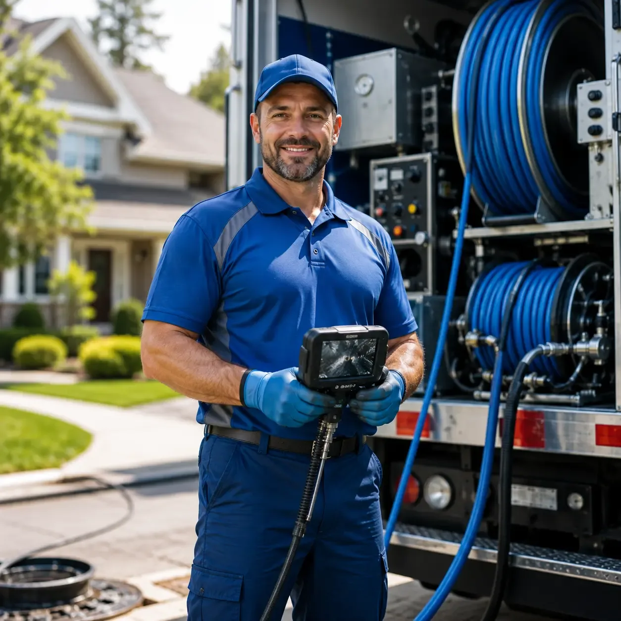 Local outdoor drain cleaning specialists in Newtown, IN